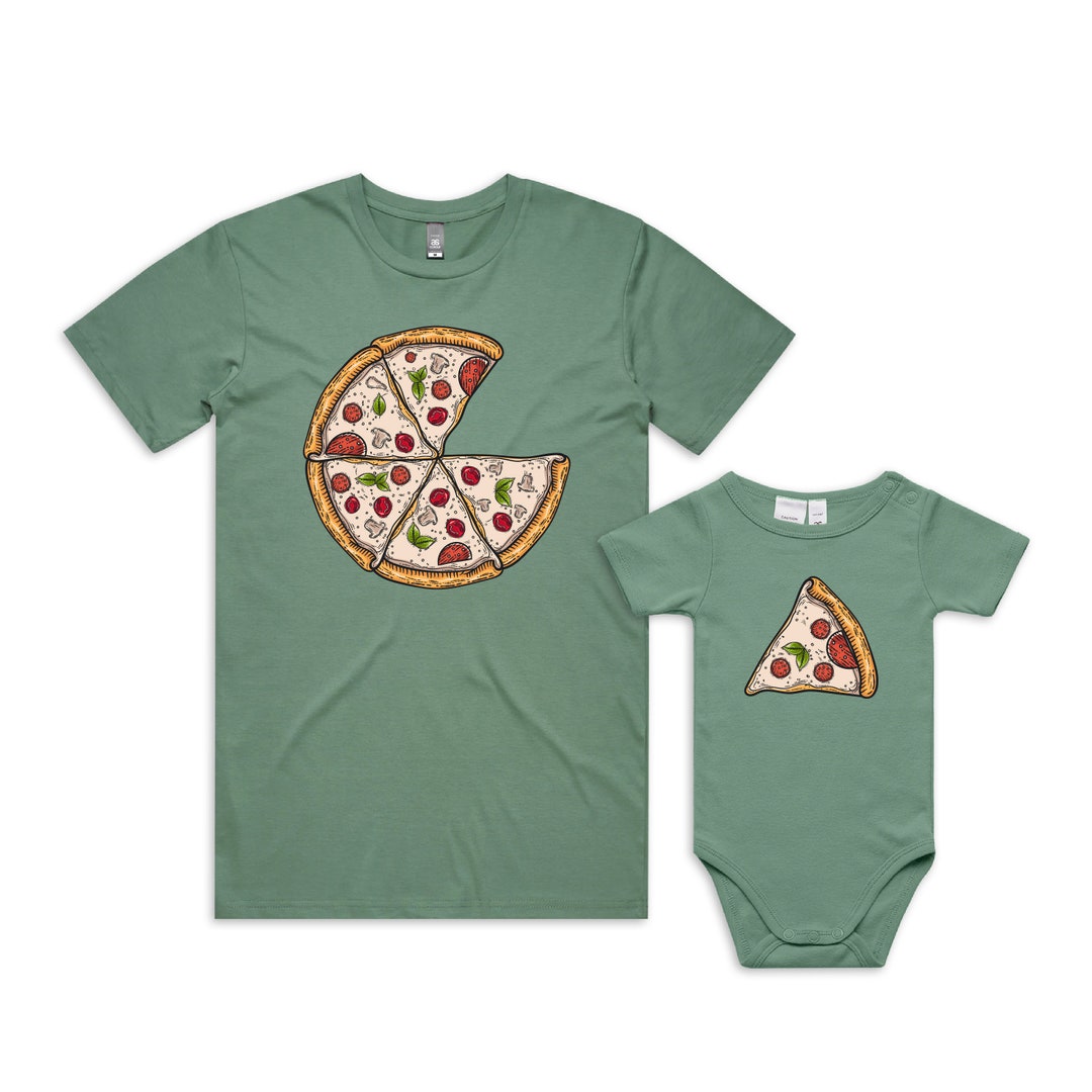 Matching Pizza Shirts, Family Pizza Slice Tshirts, Father's Day Gift