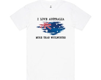 Australia Day T-Shirt, Funny Australia Day T-Shirt, Woolworths T-Shirt, Woolworths Scrap Australia Day Merchandise, More Colours Available