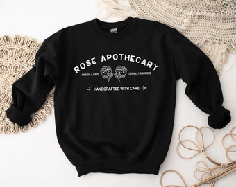 Rose Apothecary Sweatshirt, Schitt's Creek Sweatshirt, Rose Apothecary Shirt, Rose Family Shirt, David Rose, Alexis Rose, Unisex Crewneck