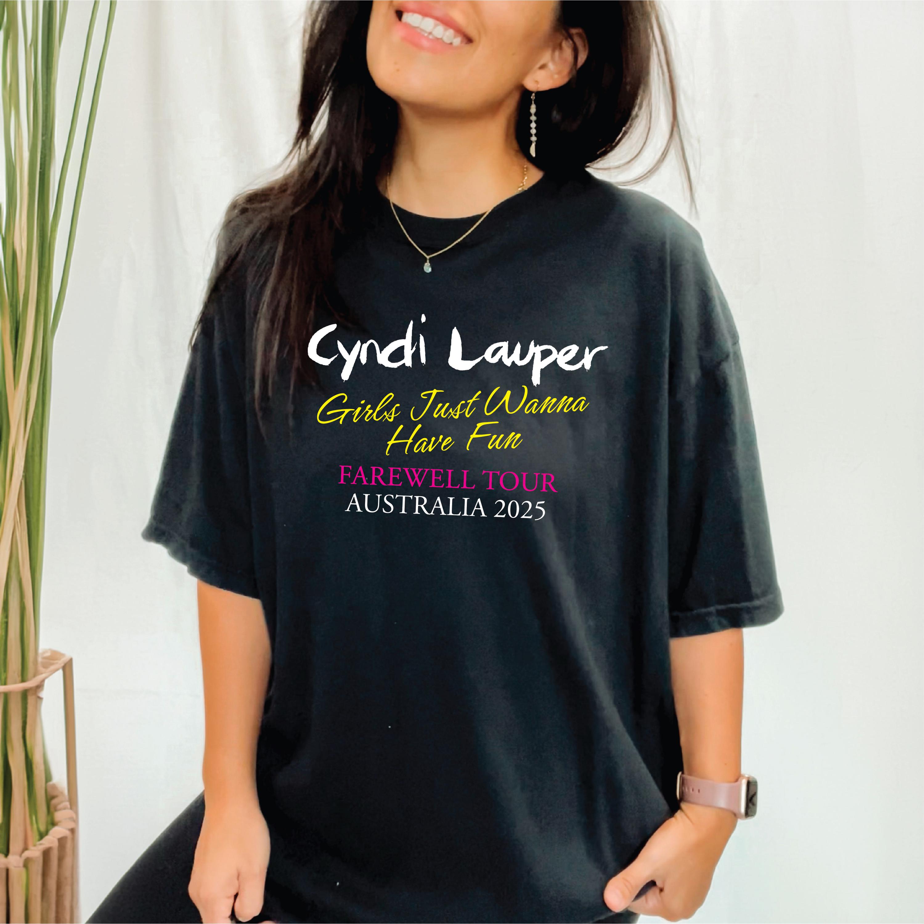 シンディローパー farewell tour JPN SPIRAL Tシャツ - メルカリ