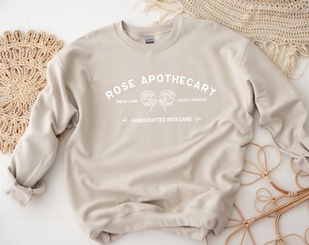 Rose Apothecary Sweatshirt, Schitt's Creek Sweatshirt, Rose Apothecary Shirt, Rose Family Shirt, David Rose, Alexis Rose, Unisex Crewneck