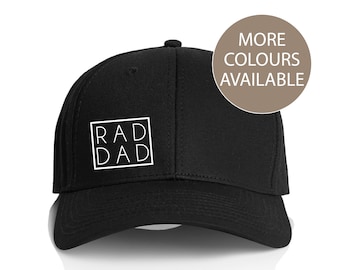 Rad Dad Cap, Rad Dad Baseball Cap, Rad Dad Hat, Father's Day Gift, Dad Gift, Men's Cap, New Dad Gift, Baby Shower Gift, Daddy Cap, Dad Cap