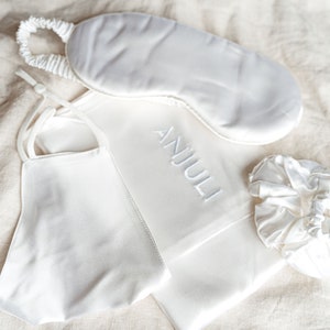 100% Mulberry Silk Gift Set | Scrunchies, Facemask, Pillow Case, Sleep Mask