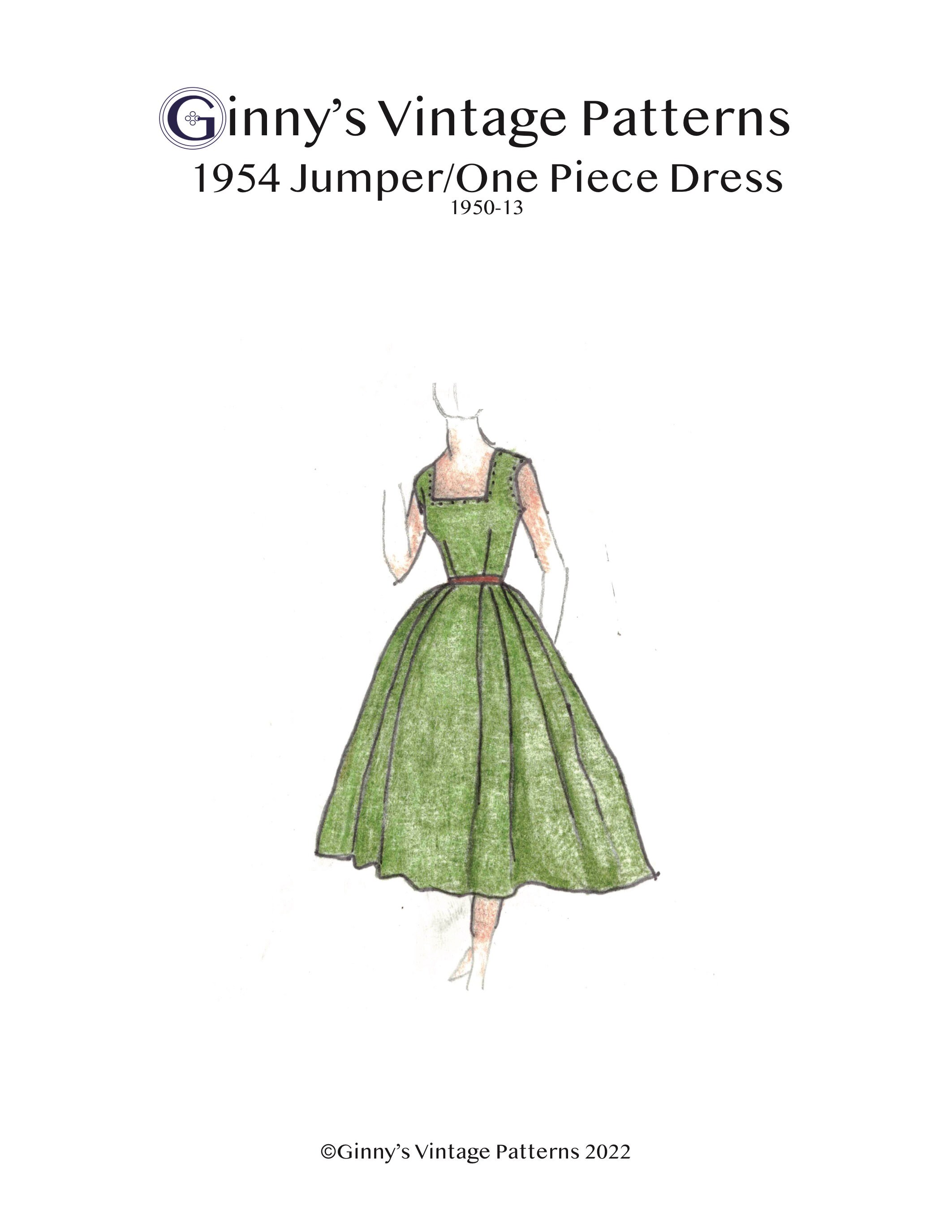 【おまけ付】 Jumper/one 1954 Piece Etsy - Dress ワンピース