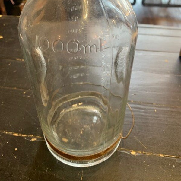 Vintage 1950s Shrimp Hatching Jar, Original Lid, Rare Collectible