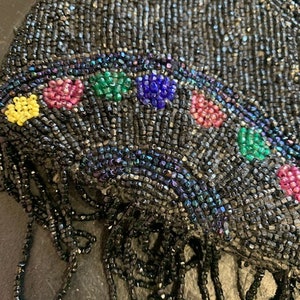 1920s Purse, Glass-Beaded Victorian Purse