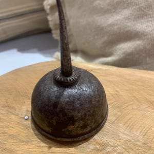 1920s Singer Oil Can, Tin Plate/Metal, approx. 3” x 2” in sweet antique condition, unique sewing memorabilia