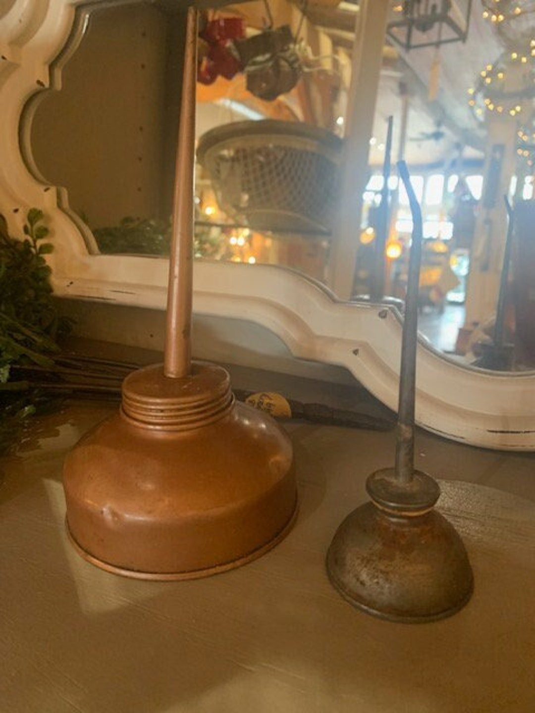 1960s Copper Oil Dropper Can Copper Oil Can Thumbpump Oil Etsy