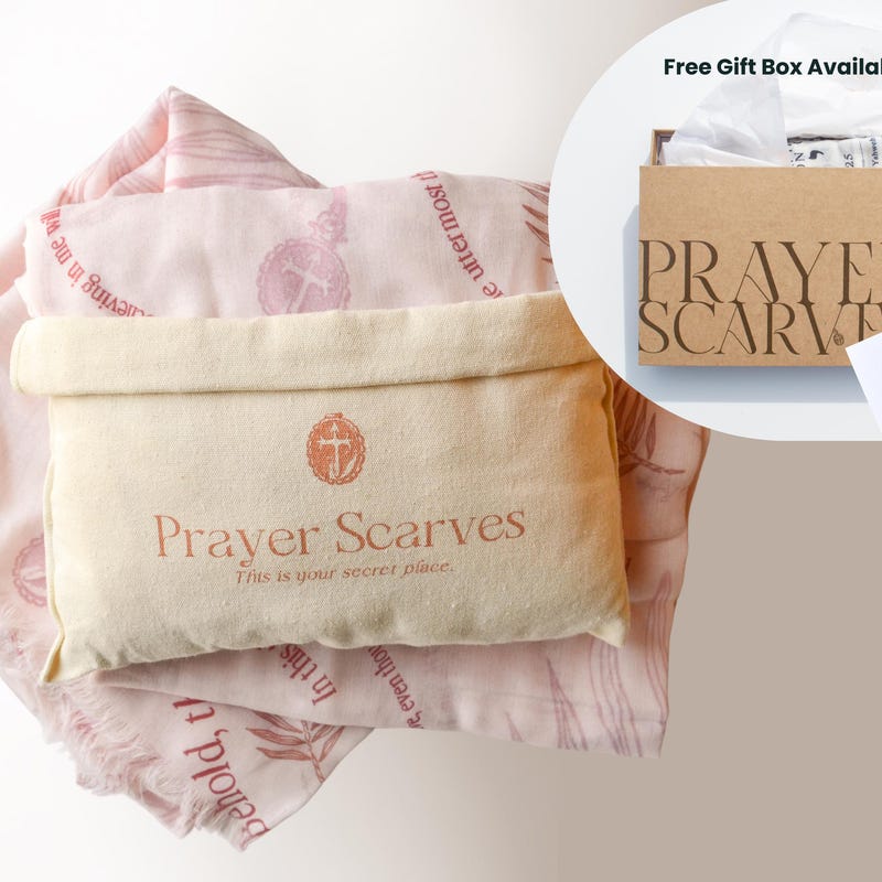 Hosanna Christian Prayer Shawl with Bible Verses - Faith-Inspired Prayer Shawl, Bible Verse Wrap, Religious Gift