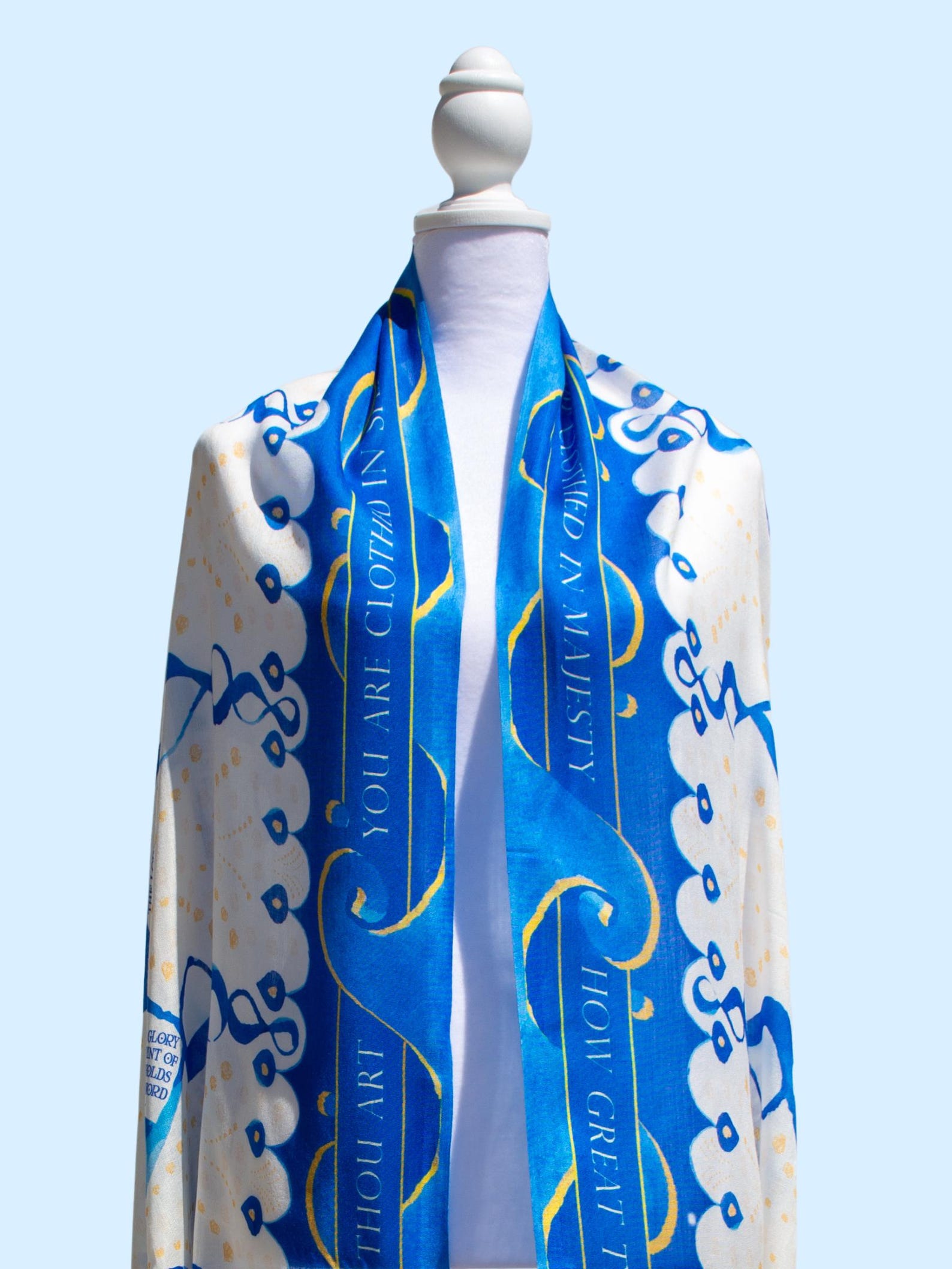 How Great Thou Art Prayer Shawl – Luxuriously Soft, Lightweight Modal ...