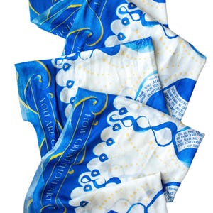 How Great Prayer Scarf | Praise & God’s Majesty Bible Verse Lightweight Shawl | Meaningful Christian Gift for Women