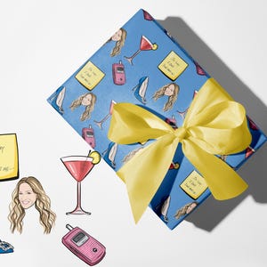 Carrie Bradshaw NYC - Gift Wrapping Paper Roll, 1pc