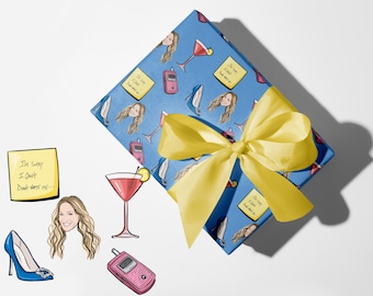 Carrie Bradshaw / Nueva York / Papel para envolver regalos