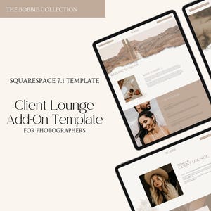 Website Template Squarespace, Squarespace 7.1 Website, Client Lounge, Wedding, Photography, Videography, Portfolio, Business, Romantic, Boho