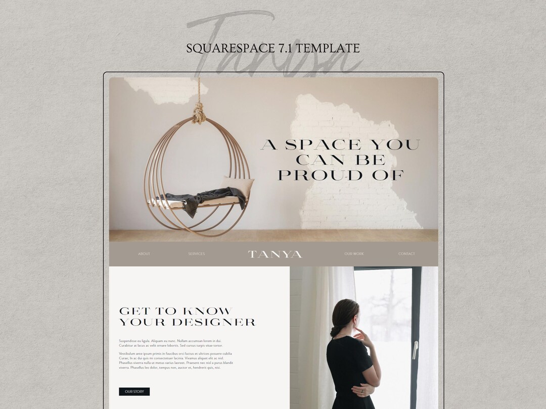 Website Template Squarespace, Squarespace Template, Squarespace 7.1 ...
