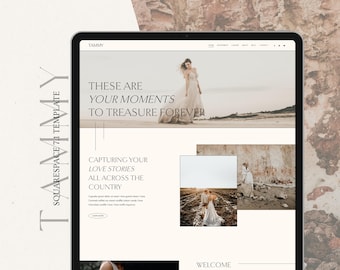 Squarespace 7.1 Website Template: Minimalist Photography Design