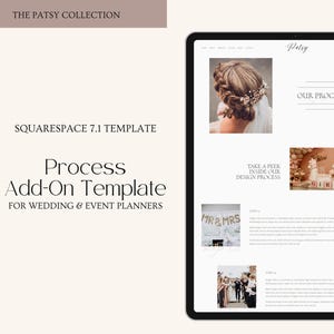 Squarespace Testimonial Vorlage | 7.1 Webseite | Hochzeits-Event-Planer | Anspruchsvolle Elegant