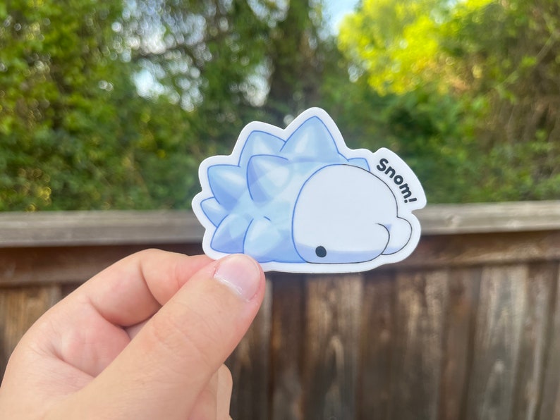 Cut Snom Cute Sticker, Vinyl Sticker, Water Proof Sticker, Laptop Sticker, Car ...