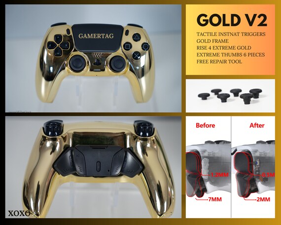 Ps4 controller hotsell gold chrome