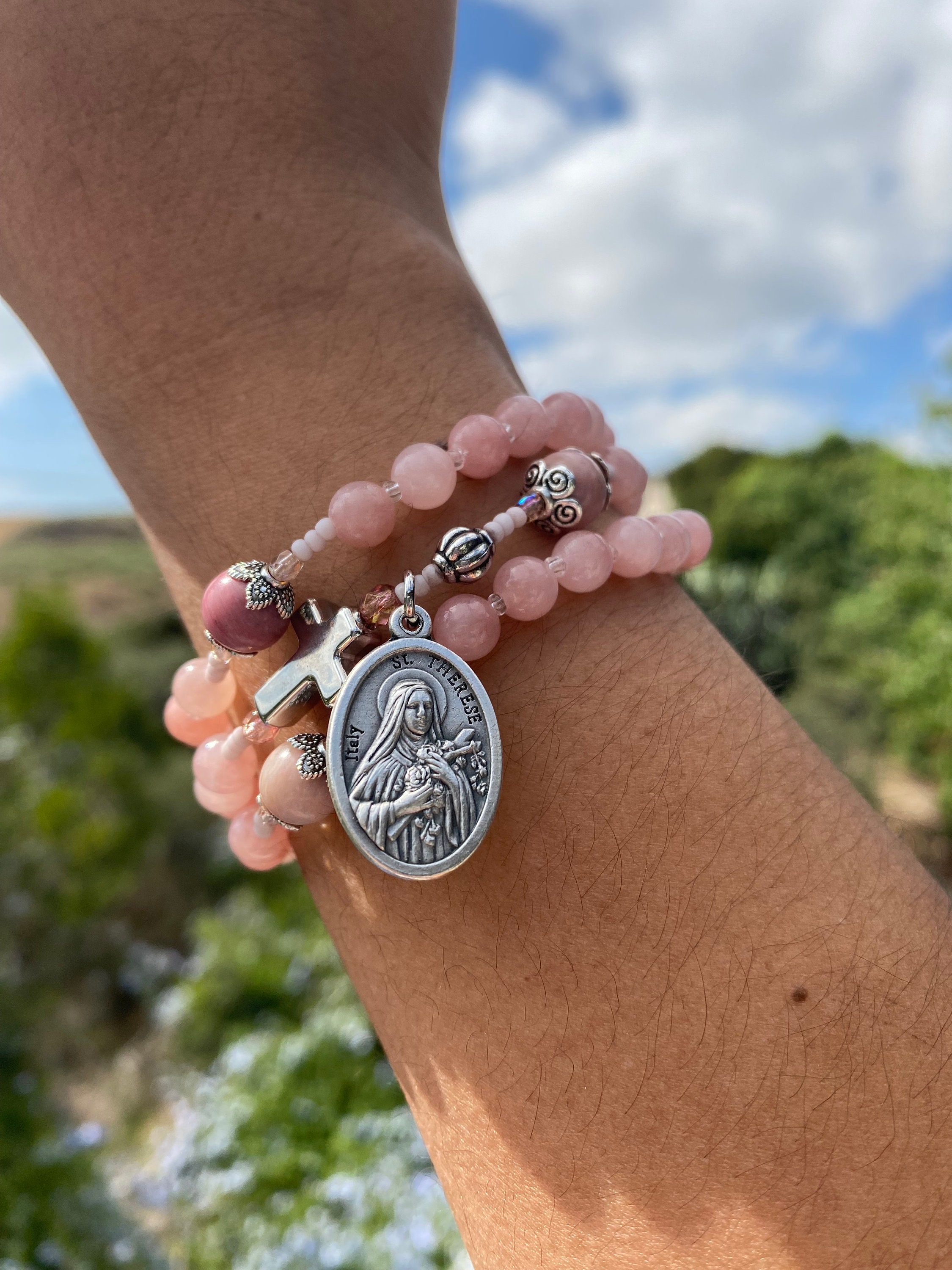 St therese rosary best sale bracelet