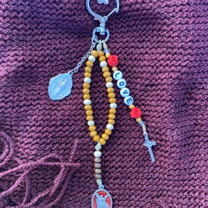 Saint Michael Chaplet Key Chain