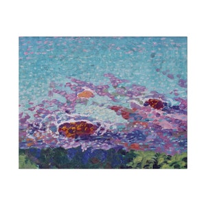 Ocean Coast Wall Art by Maurice Denis (1870 -1943) Matte Canvas Art Print Vintage Painting Ocean Decor