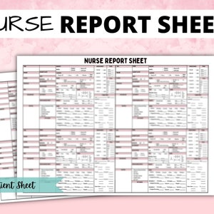 Nursing Brain, Med Surg, Pharmacology, Nursing Graduate, Nursing Assessment, RN Report Sheet, M Report Sheet, Nurse Brain Sheet, ICU Brain