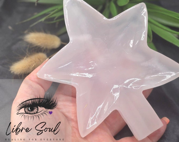 Natural Pink Mangano Wand Bowl| Pink Calcite Wand Bowl| UV Reactive