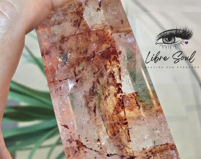 Madagascar Fire Quartz Free Form~ | A+ Quality~ Blood Red| Hematite Red/ Quartz from Madagascar Tower| Fire Quartz