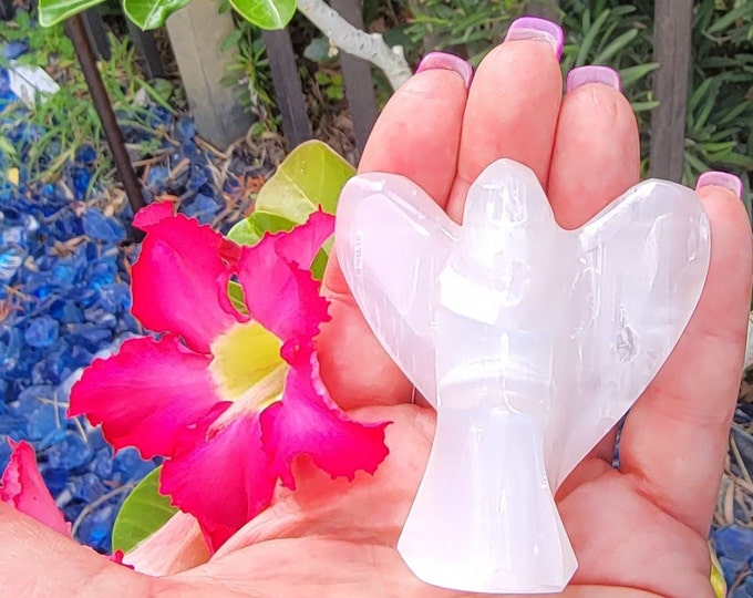 Selenite Angel for Healing