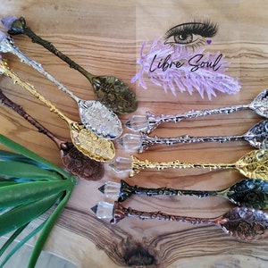 Crystal Witches Spoon: Herbal Altar Teaspoon
