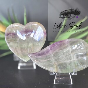Natural Fluorite Crystal Charging Bowls~ Healing