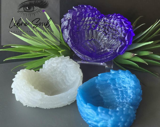 Angel Wings Crystal Sphere Holder~ Angel Wing Bowl | Resin
