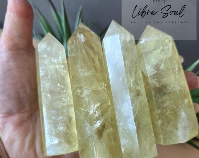 REFILLS~Natural Citrine Crystal Quartz Points~ Towers~ Prosperity~ Wealth| Good Value!!