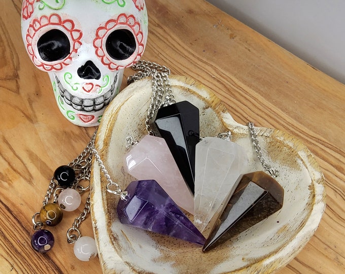 Natural Crystal Pendulums