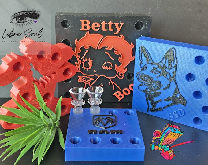 3D Printed Dad's 14mm Bowl Holder: Flower & Herbal Bowls
