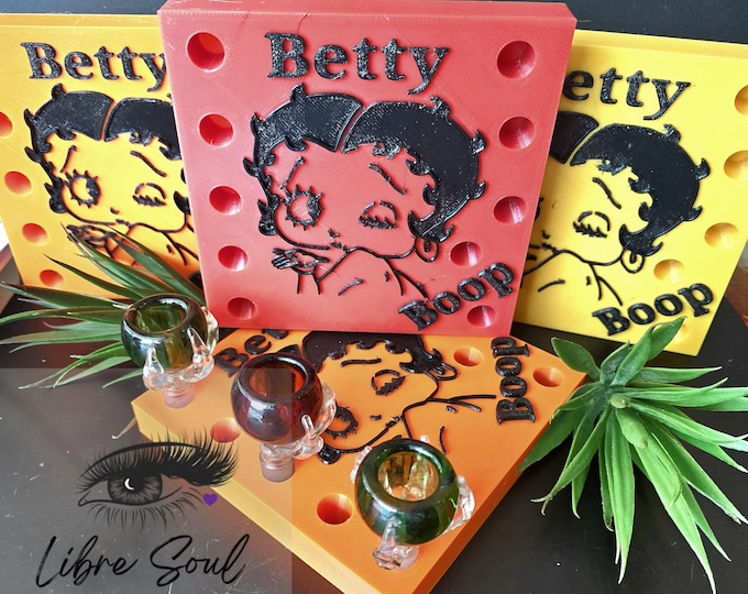 3D Printed Betty * Boop  Style Bowl Holder: Flower & Herbal Bowls
