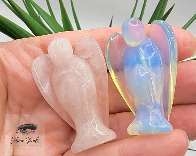 Mini Natural Carved Stoned Pocket Angel~ back in stock!