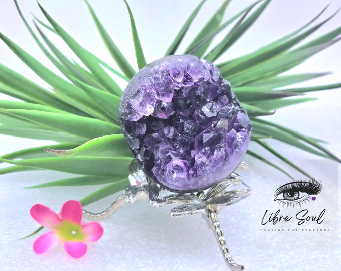 Natural Amethyst Geode Sphere 50mm