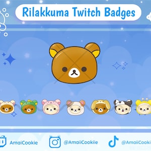 Bear badge set