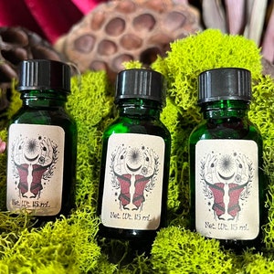 Ritual Anointing Oil Infused with Herbs and Botanicals Candle Magick, Perfume Oil, Intention Oil, Magick Oil, Witchcraft Supplie, Altar Oil