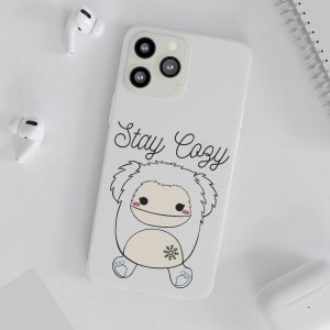 Stay Cozy Ever Winter Bigfoot Squishmallow Phone Case