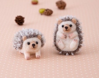 Japanese Hamanaka Needle Felting Craft Kit - Hedgehog