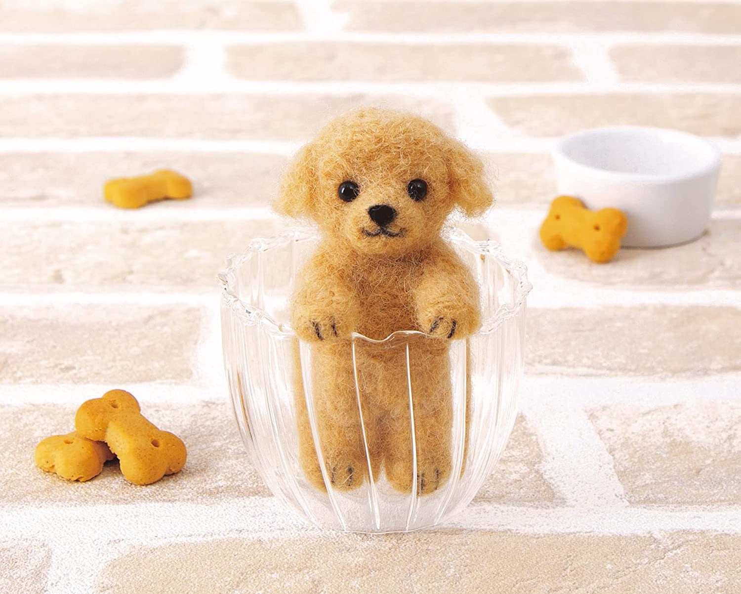 ハマナカニードルフェルティングクラフトキット フェルト犬 トイ