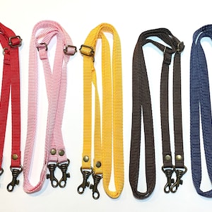 Adjustable Straps / Shoulder Straps / Replacing Straps, Red, Pink, Yellow, Brown, Navy, Black