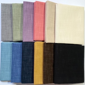 Uneven Dyed Sashiko Fabrics (50cm x 55cm)