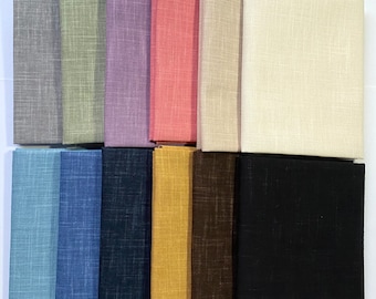 Uneven Dyed Sashiko Fabrics (50cm x 55cm)
