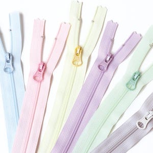 YKK-dragkedjor/dragkedjor 20 cm, pärlfärg