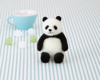 Japanese Hamanaka Needle Felting Craft Kit - Panda