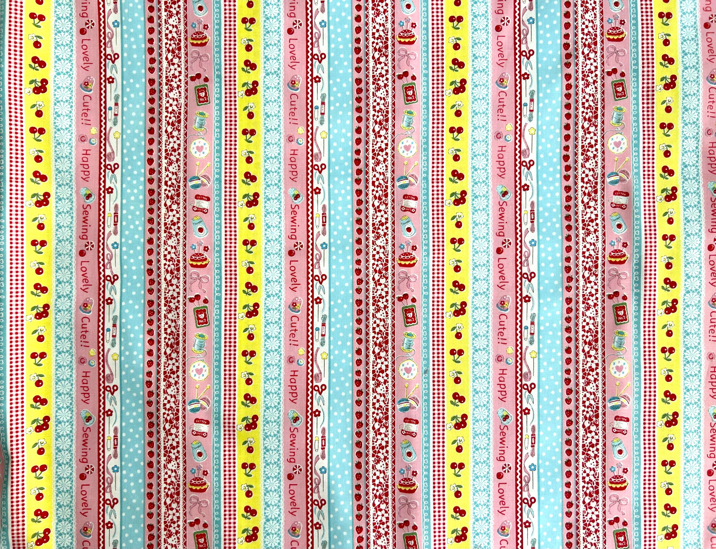 Atsuko Matsuyama X Yuwa Cotton Fabric - Sewing Ribbon, Sewing Tool